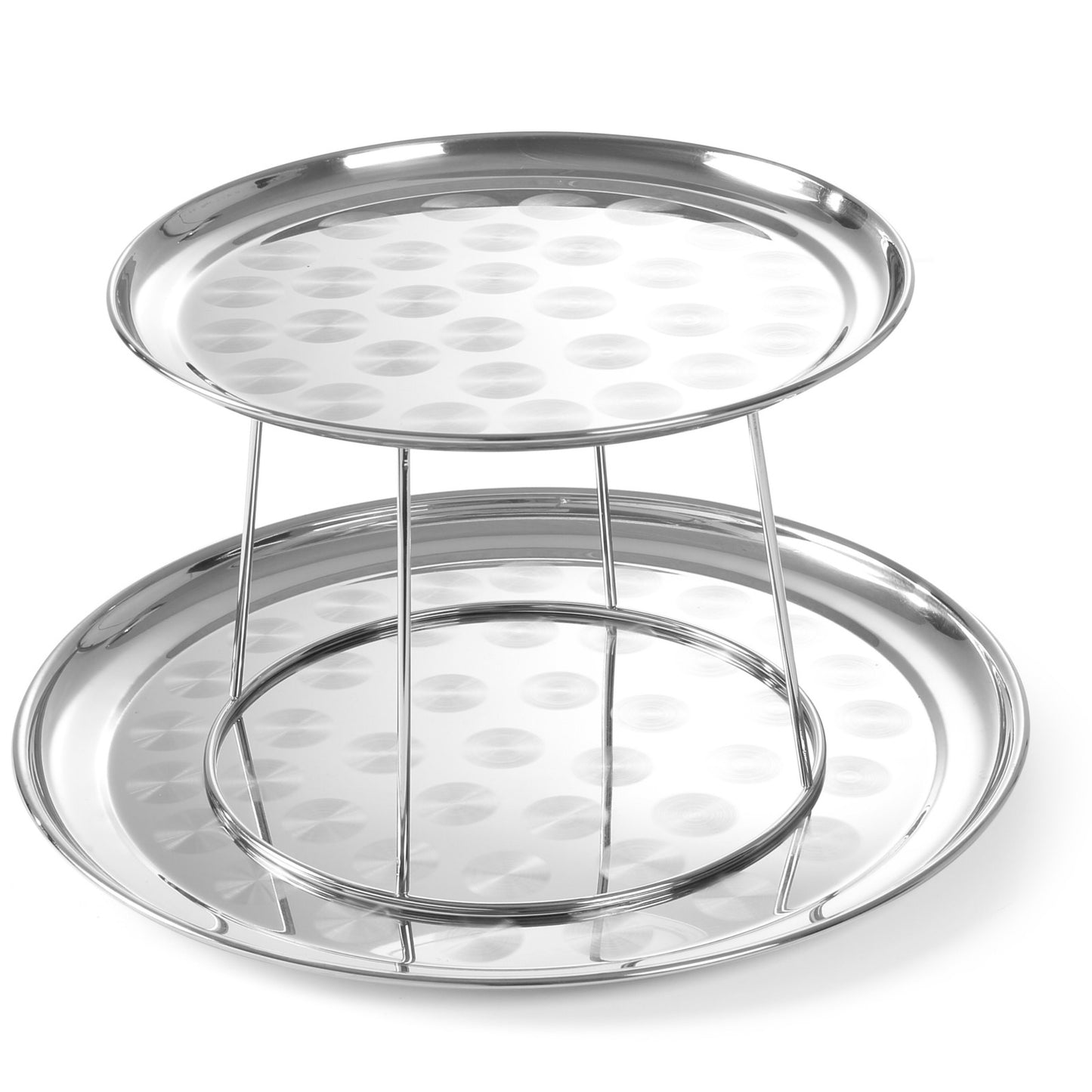 Serving Trays – Steel display platters with a base for - Carlat