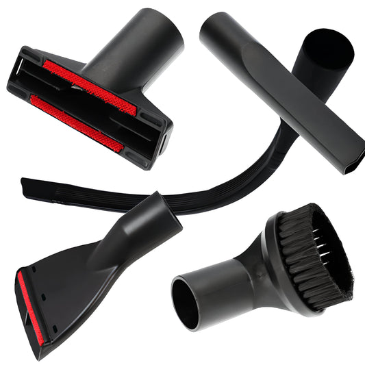 Set of 5 vacuum cleaner nozzle attachments: brush nozzles, 5 pieces, 35 mm - Carlat
