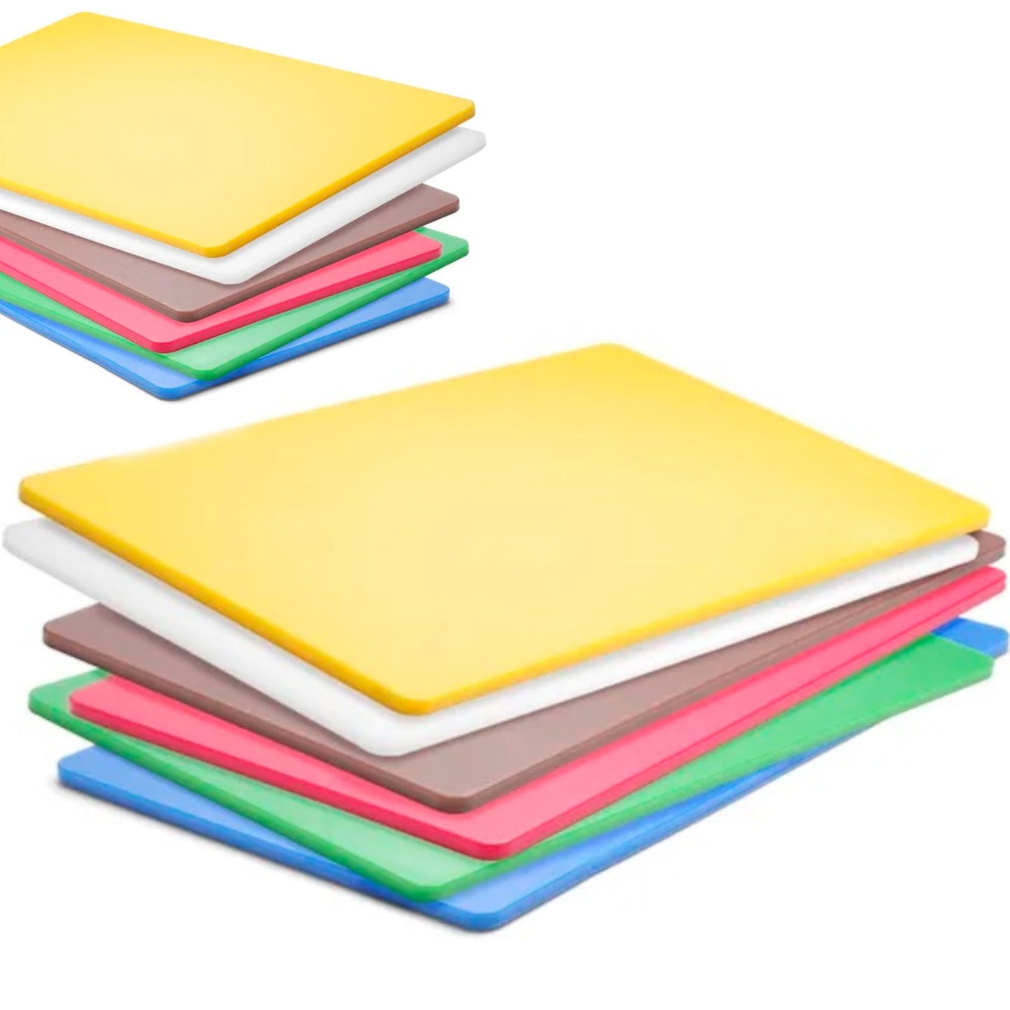 Set of 6 HACCP GN 1/1 cutting boards 10 mm - Carlat