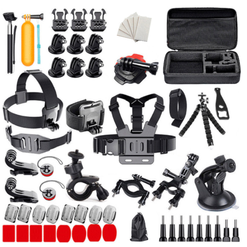 Set of accessories for the GoPro DJI Insta360 SJCam Eken 67w1 sports camera - Carlat