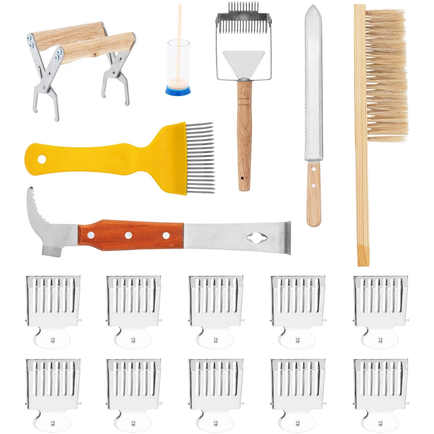 Set of bee tools chisel polish polish polish polish polish paw paw paw paw paw paw - 17 pcs. - Carlat