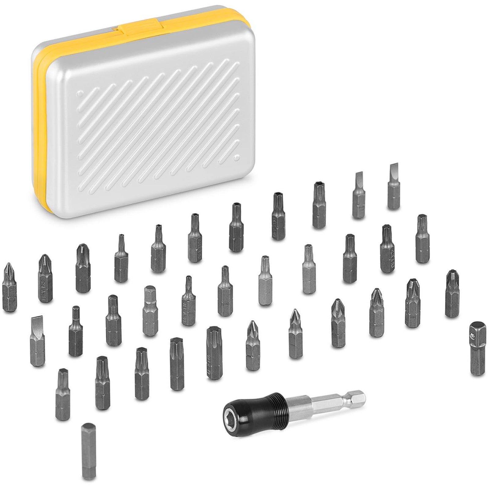 Set of bit sockets for screwdrivers - 34 pcs. - Carlat