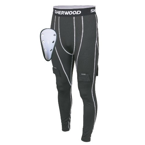 Sherwood compression pants with gusset, Senior M - Carlat
