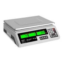 Shop weight 339x233mm power supply + battery 40kg / 2g - white - Carlat