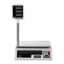 Shop weight platform 34x23cm power supply + battery 30kg / 1g - Carlat