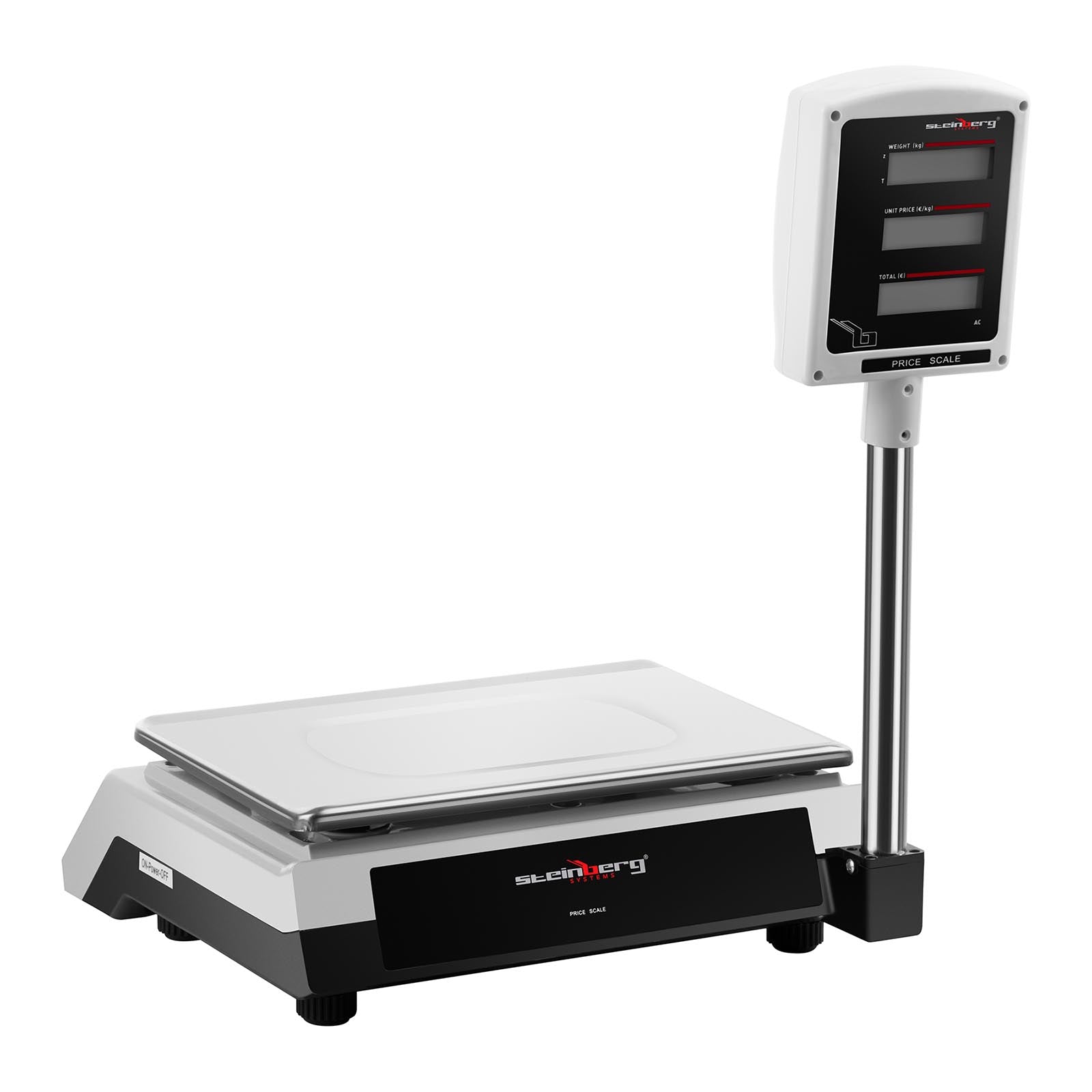 Shop weight platform 34x23cm power supply + battery 30kg / 1g - Carlat