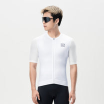 Short-sleeved cycling jersey, size XL - white - Carlat