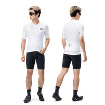 Short-sleeved cycling jersey, size XL - white - Carlat