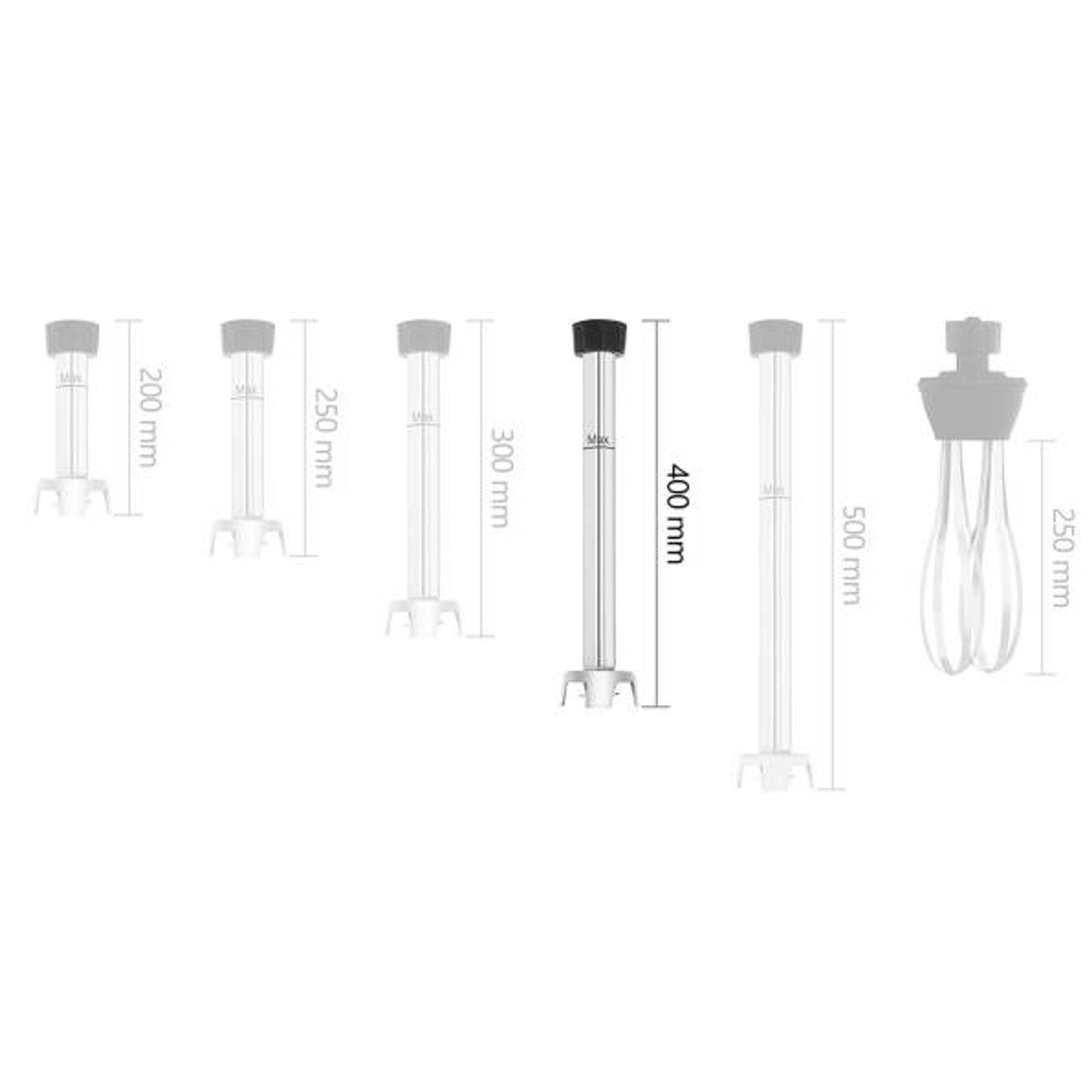 Shoulder mixing cap for blender mixer manual drive Royal Catering RCMA-400 400mm - Carlat