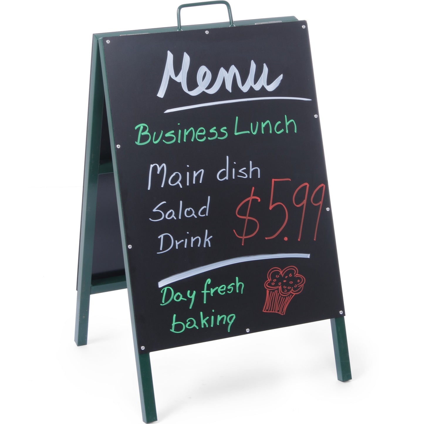 Signage – Free-standing MENU advertising information board for restaurants 500x850mm - Carlat