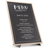 Signage – MENU advertising information board with support base 30x40 - Carlat