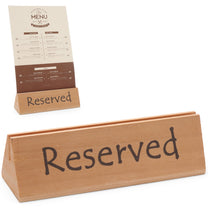 Signage – RESERVED RESERVATION wooden information sign - Hendi 664308 - Carlat