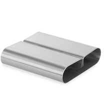 Signage – Stainless steel menu card stand, set of 6 - Carlat