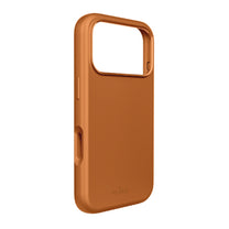 Silicone Case with Camera Protection and Aluminum Buttons for iPhone 17 Pro Max MagSafe - Orange - Carlat