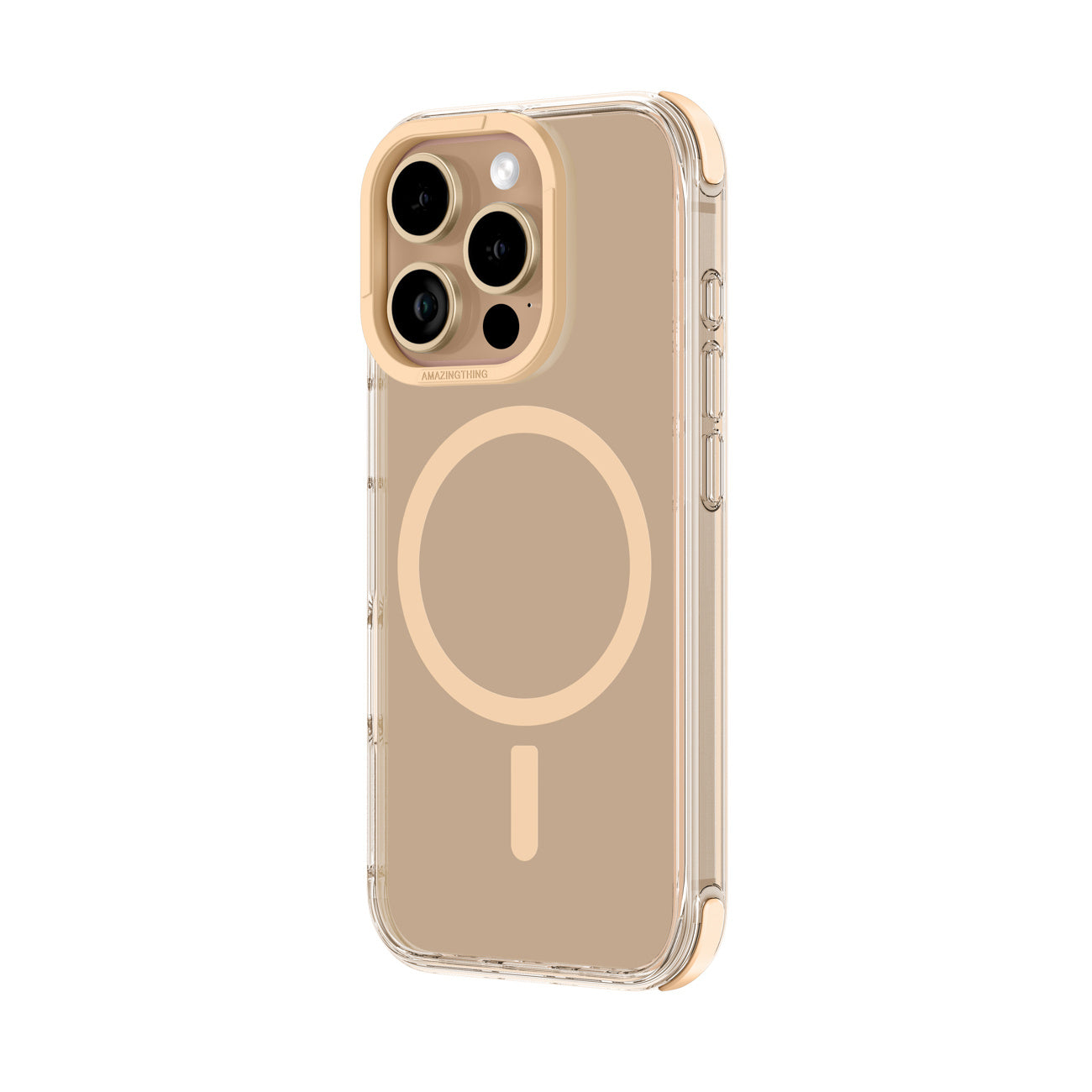 Silicone case cover for iPhone 16 Pro Max Omni Mag Case - rose gold - Carlat