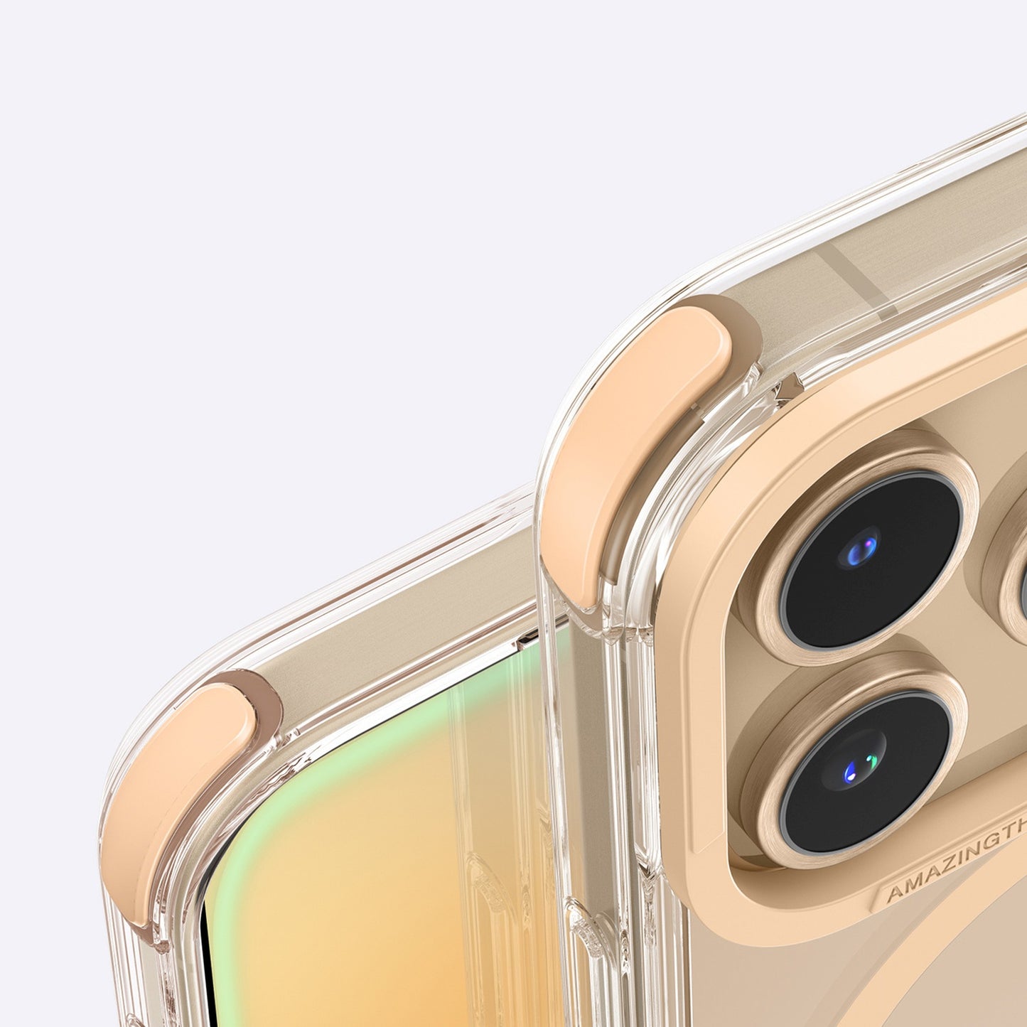 Silicone case cover for iPhone 16 Pro Max Omni Mag Case - rose gold - Carlat