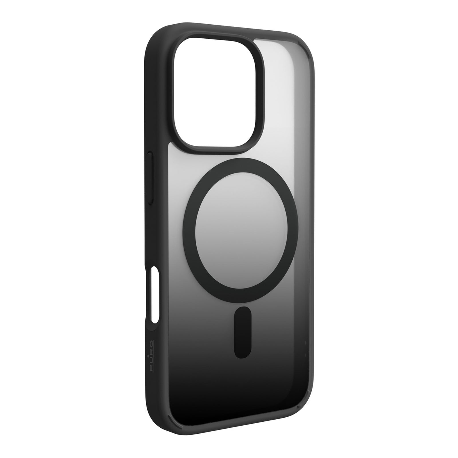 Silicone case for iPhone 16 Pro Gradient MagSafe - black - Carlat
