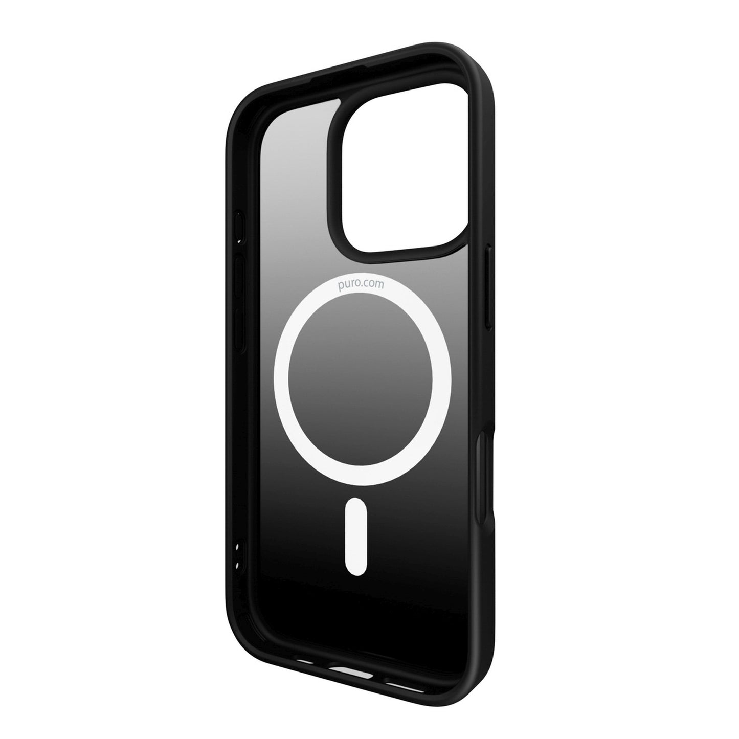 Silicone case for iPhone 16 Pro Gradient MagSafe - black - Carlat