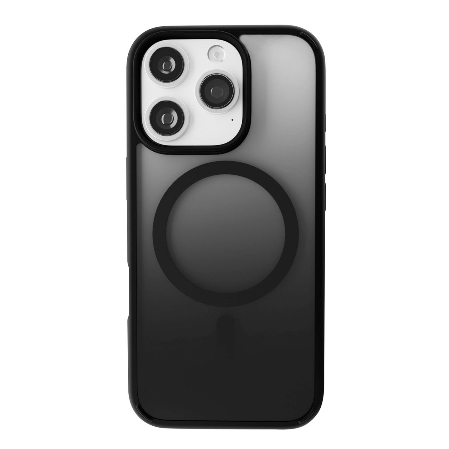Silicone case for iPhone 16 Pro Gradient MagSafe - black - Carlat