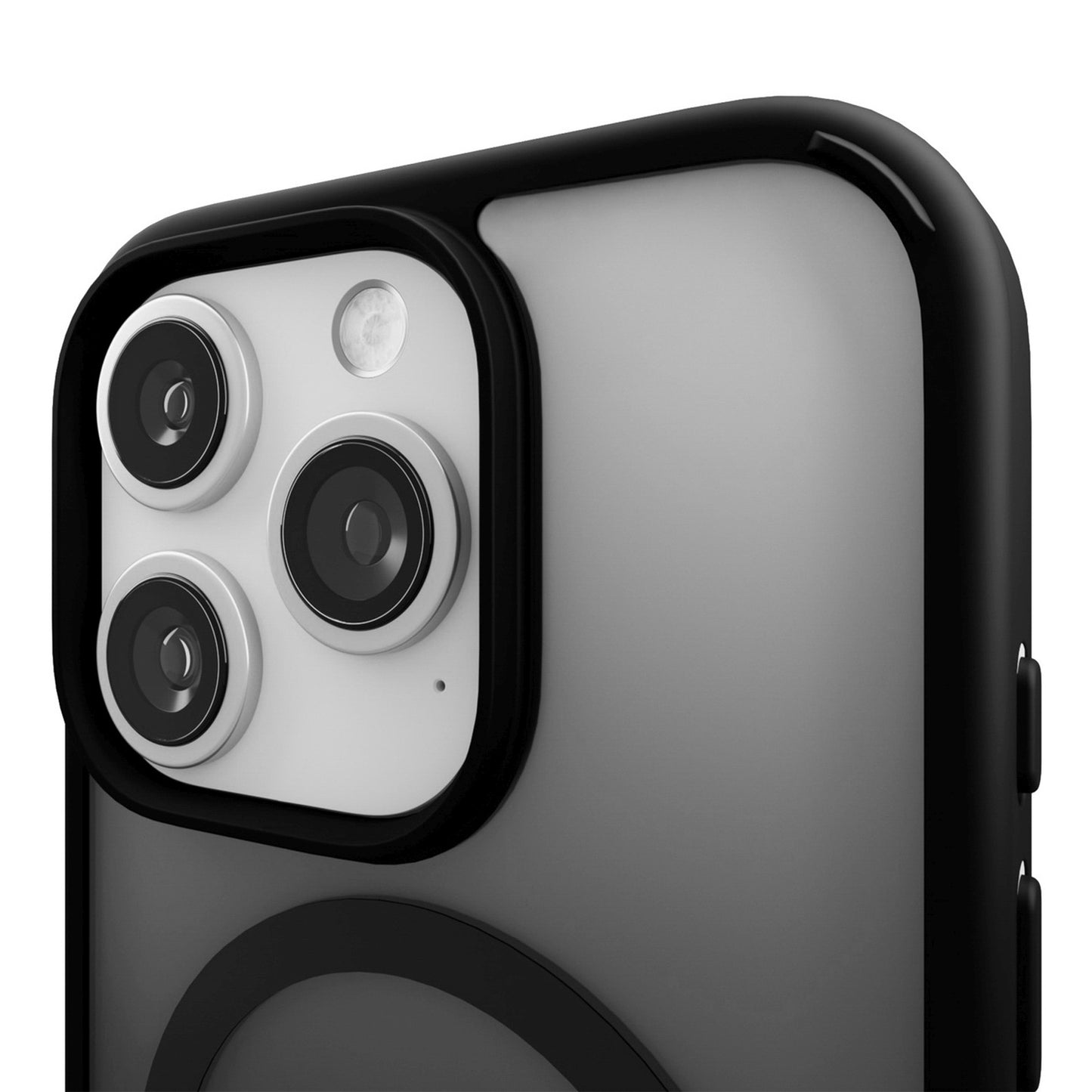 Silicone case for iPhone 16 Pro Gradient MagSafe - black - Carlat