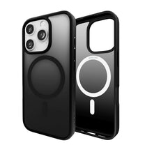 Silicone case for iPhone 16 Pro Gradient MagSafe - black - Carlat