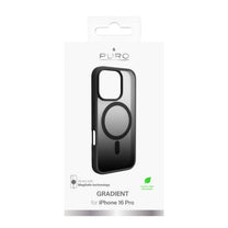 Silicone case for iPhone 16 Pro Gradient MagSafe - black - Carlat