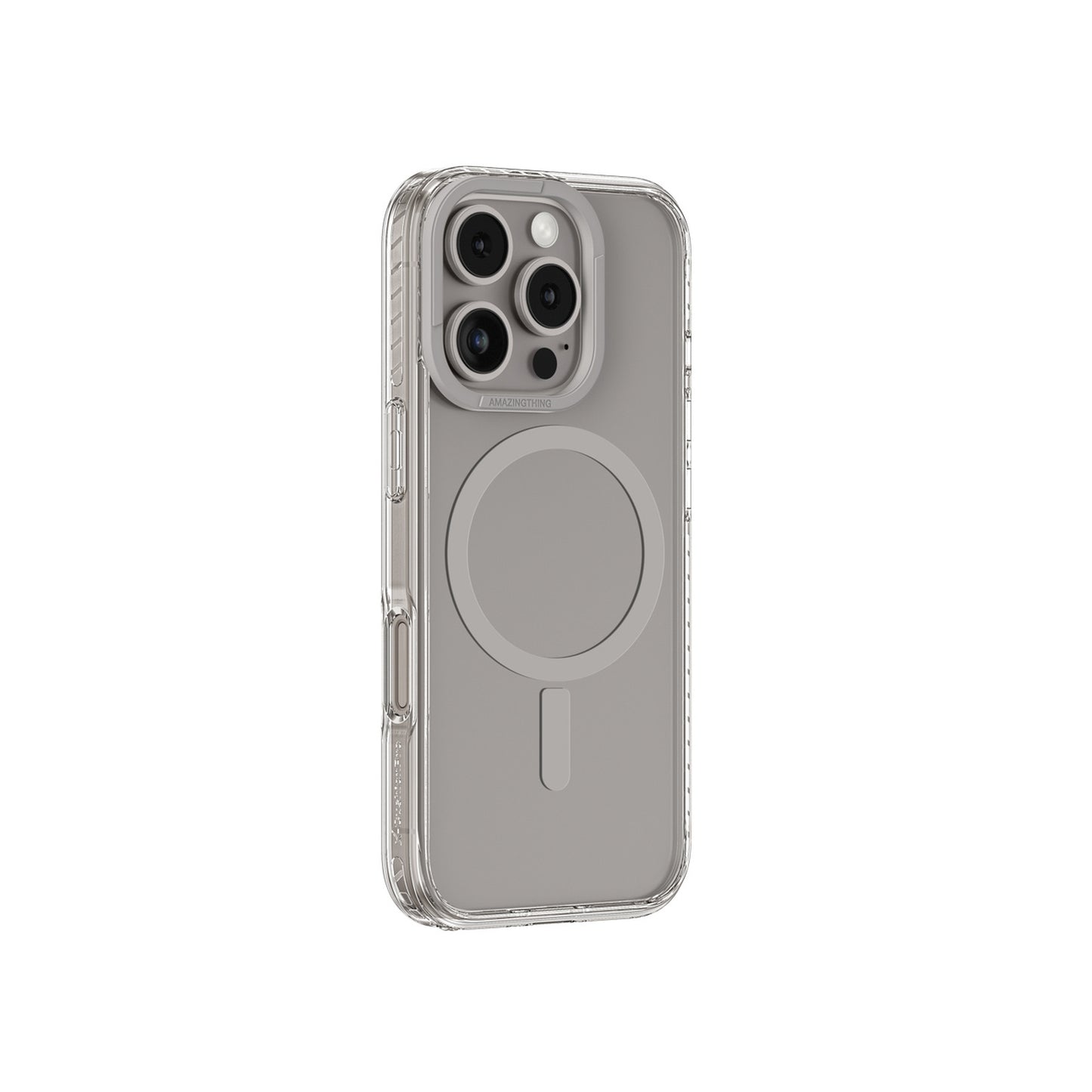 Silicone case for iPhone 16 Pro Max Titan Pro Mag Case - gray - Carlat