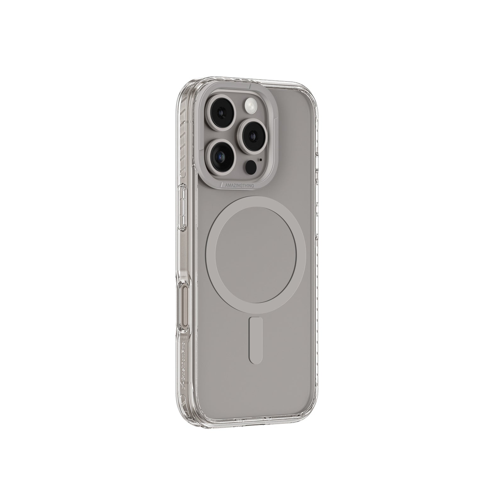 Silicone case for iPhone 16 Pro Max Titan Pro Mag Case - gray - Carlat