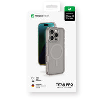Silicone case for iPhone 16 Pro Max Titan Pro Mag Case - gray - Carlat