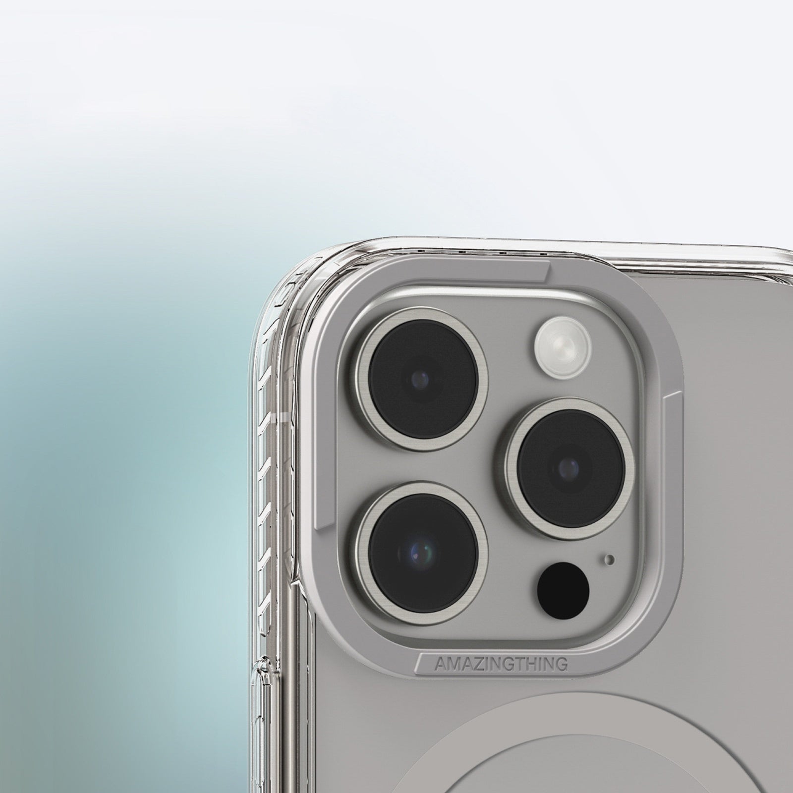 Silicone case for iPhone 16 Pro Max Titan Pro Mag Case - gray - Carlat