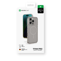 Silicone case for iPhone 16 Pro Titan Pro Mag Case - gray - Carlat