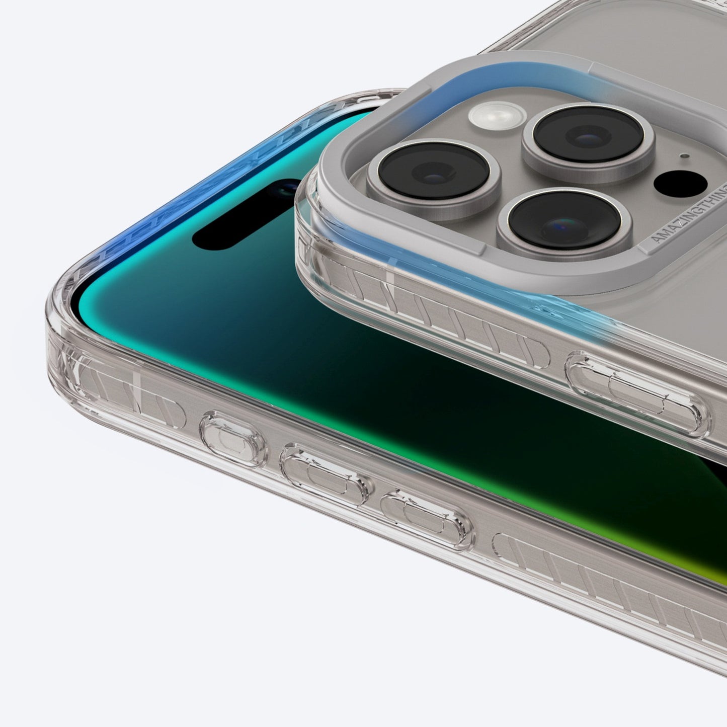 Silicone case for iPhone 16 Pro Titan Pro Mag Case - gray - Carlat