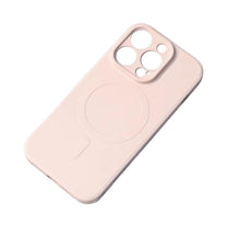 Silicone case with MagSafe for iPhone 15 Pro Silicone Case pink - Carlat