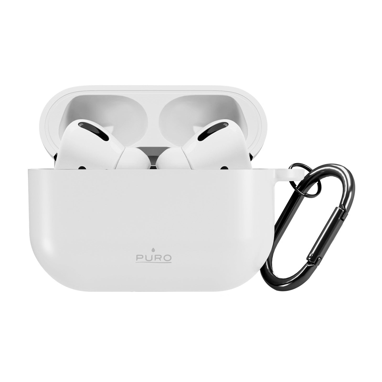 Silicone cover case for Airpods Pro 3 headphones - white - Carlat