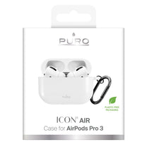 Silicone cover case for Airpods Pro 3 headphones - white - Carlat