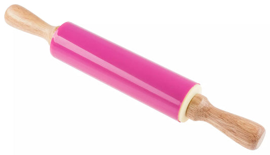 Silicone rolling pin, 39.5 x 5.3 x 5.3 cm, various colors, Kinghoff - Carlat