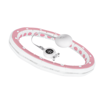 Smart Hula Hop Weight-Loss Hula Hoop with Counter, Nubs, and 50 cm Weight, Pink, REBEL ACTIVE - Carlat