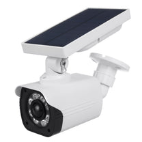 Solar-powered dummy camera, flashing LED, motion sensor, LED lighting, free sticker, SOL1800S/W - Carlat