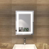 Sonni Bathroom LED Wall Mirror, Rectangular with LED Lighting, Cool White, IP44 Energy Saving - Carlat