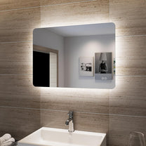 Sonni Bathroom LED Wall Mirror, Rectangular with LED Lighting, Cool White, IP44 Energy Saving - Carlat