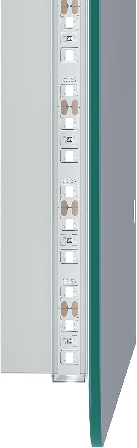 Sonni Bathroom LED Wall Mirror, Rectangular with LED Lighting, Cool White, IP44 Energy Saving - Carlat