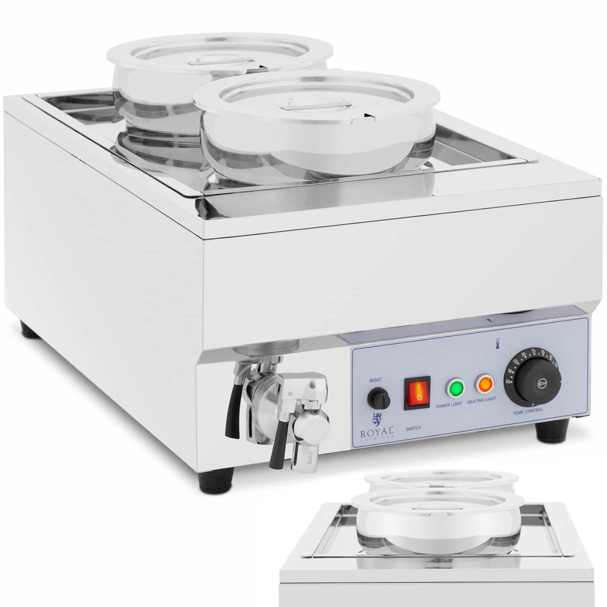 Soup Kettles – Bain marie electric heater chocolate fondue soup - Carlat