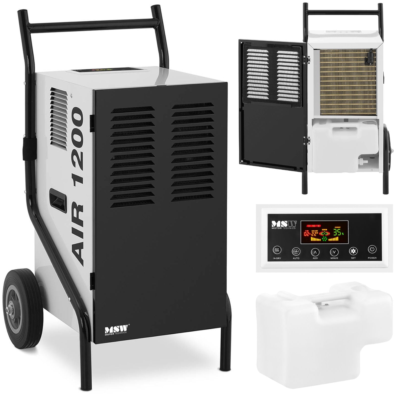 Space Heaters – Air dehumidifier, moisture absorber, industrial construction, 50 - Carlat