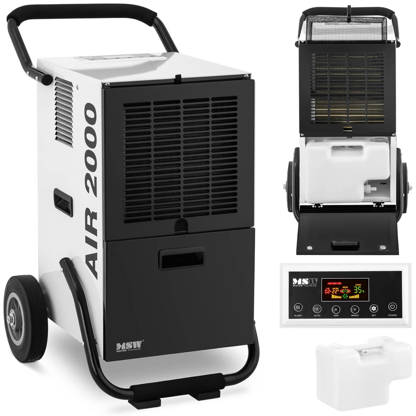 Space Heaters – Air dehumidifier, moisture absorber, industrial construction, 50 - Carlat