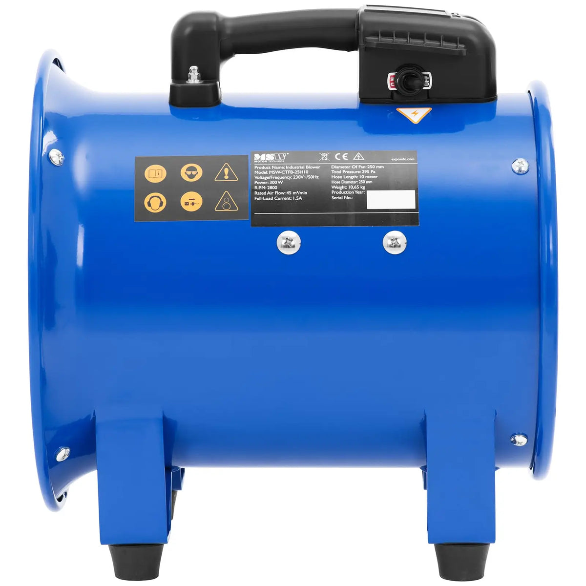 Space Heaters – Industrial construction blower fan 2700 m3/h dia. - Carlat