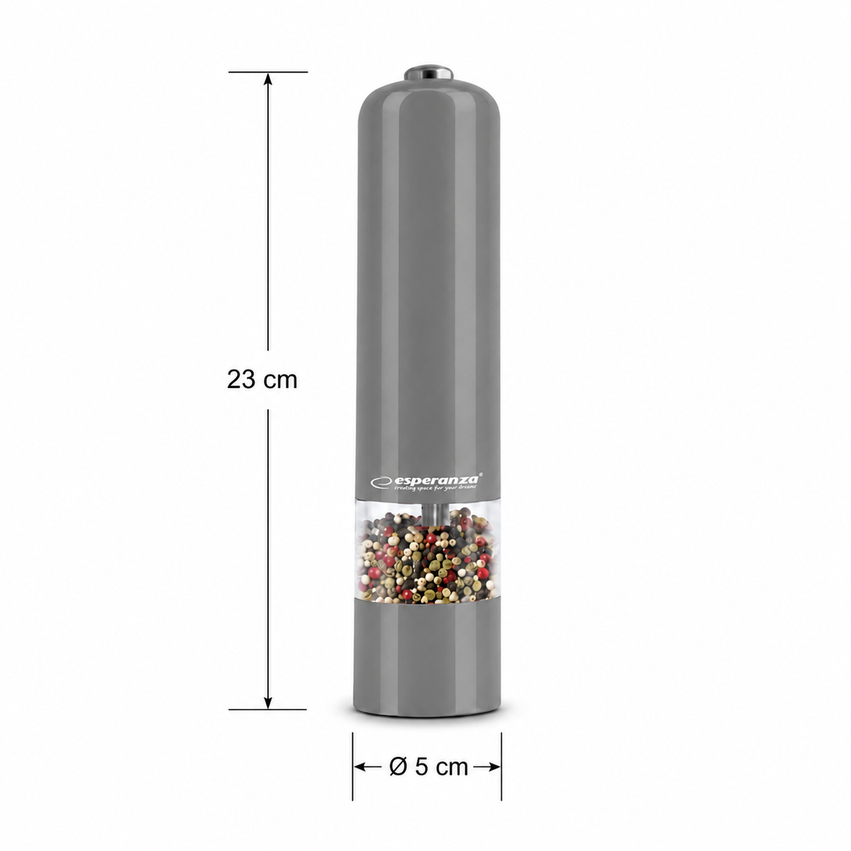 Spice Grinders – EKP001E Esperanza Malabar Pepper Mill, Gray - Carlat