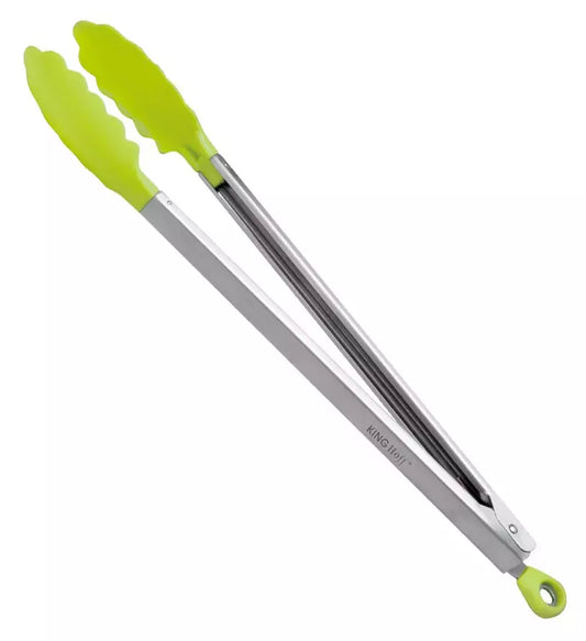 Spoons, tongs, and spatulas – Kitchen tongs, steel-nylon, 12 Kinghoff - Carlat