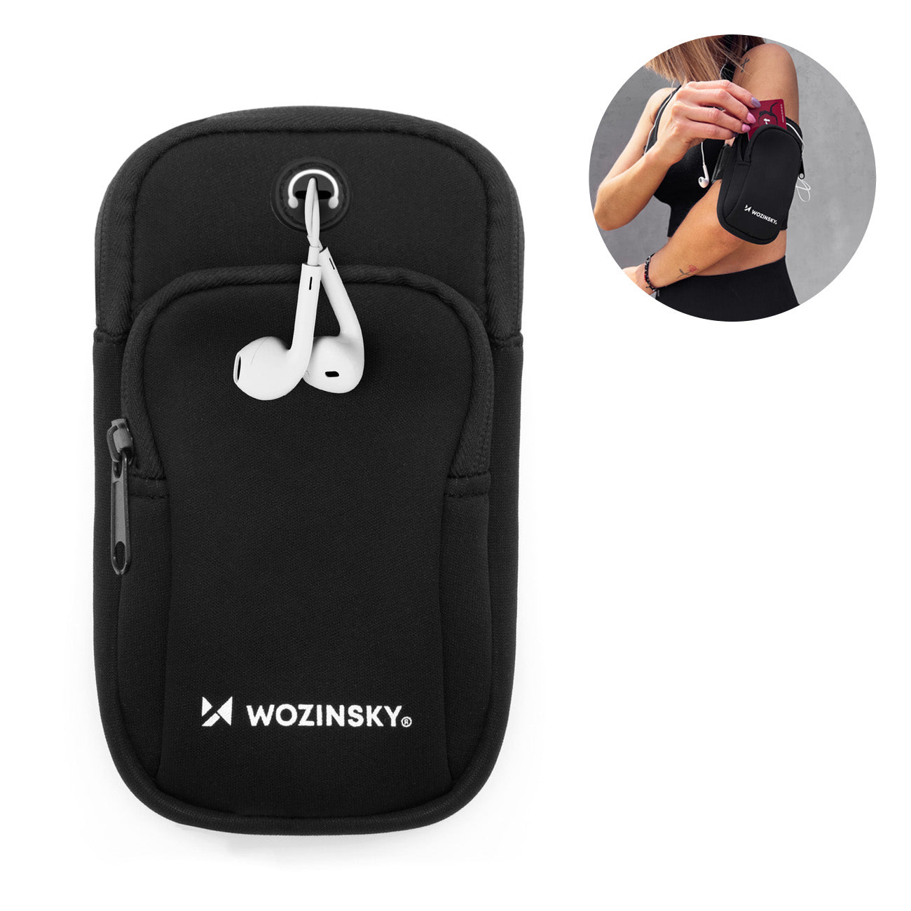 Sporting Goods – Running armband, black - Carlat