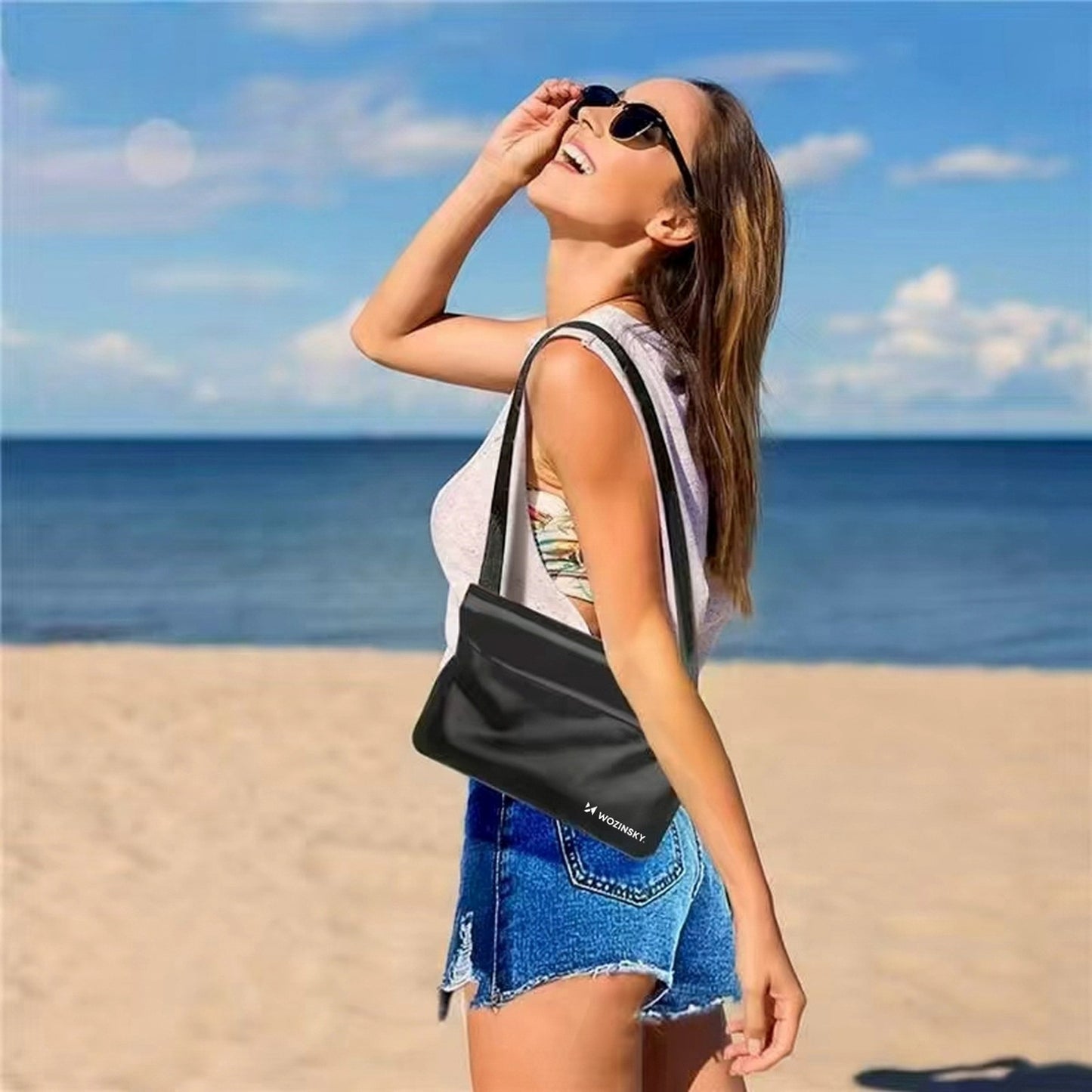 Sporting Goods – Waterproof PVC waist bag for phone, documents - Carlat