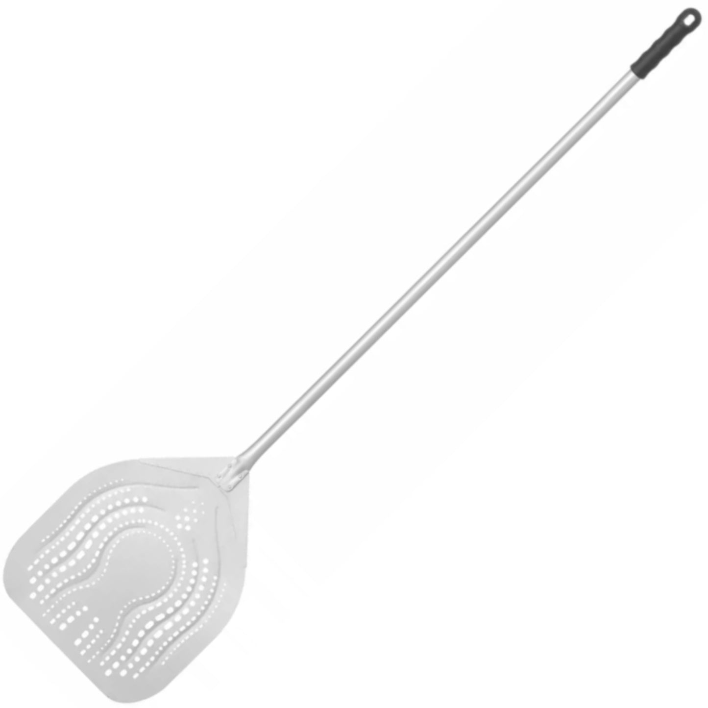 Square arena pizza shovel perforated with curved handle 325 x 1475 mm - Carlat